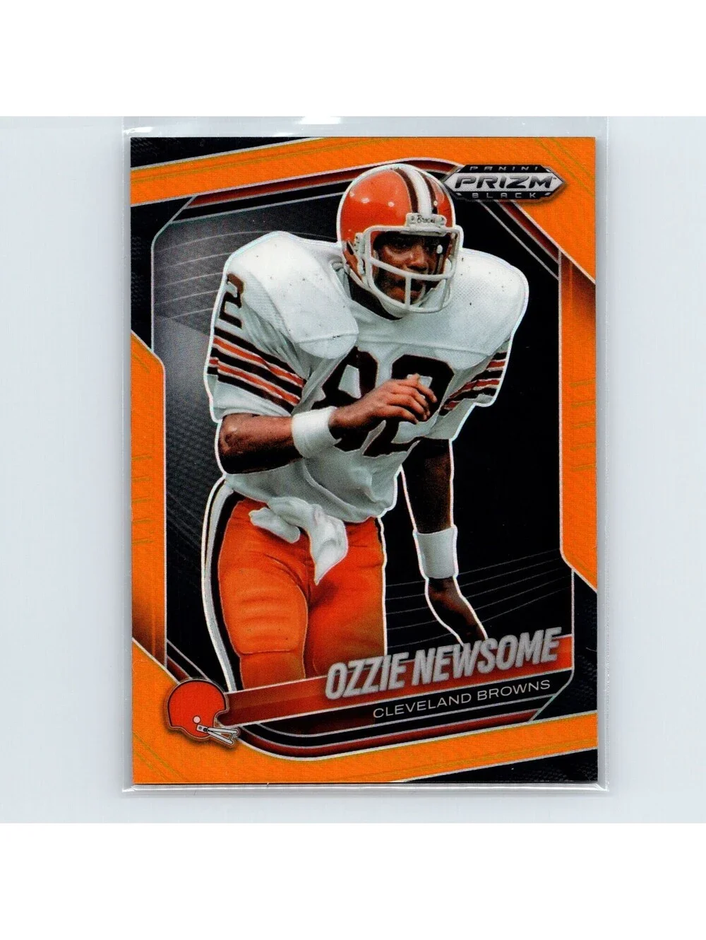 2025 Panini Prizm Black Ozzie Newsome #30 Prizms Orange #/49 Cleveland Browns